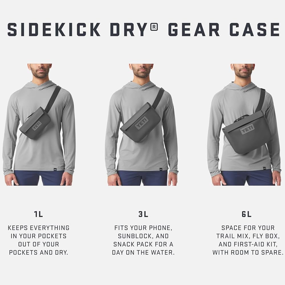 YETI SIDEKICK DRY® 3L GEAR CASE Amazon.com: YETI Sidekick Dry 3L Gear Case, Big Sky Blue