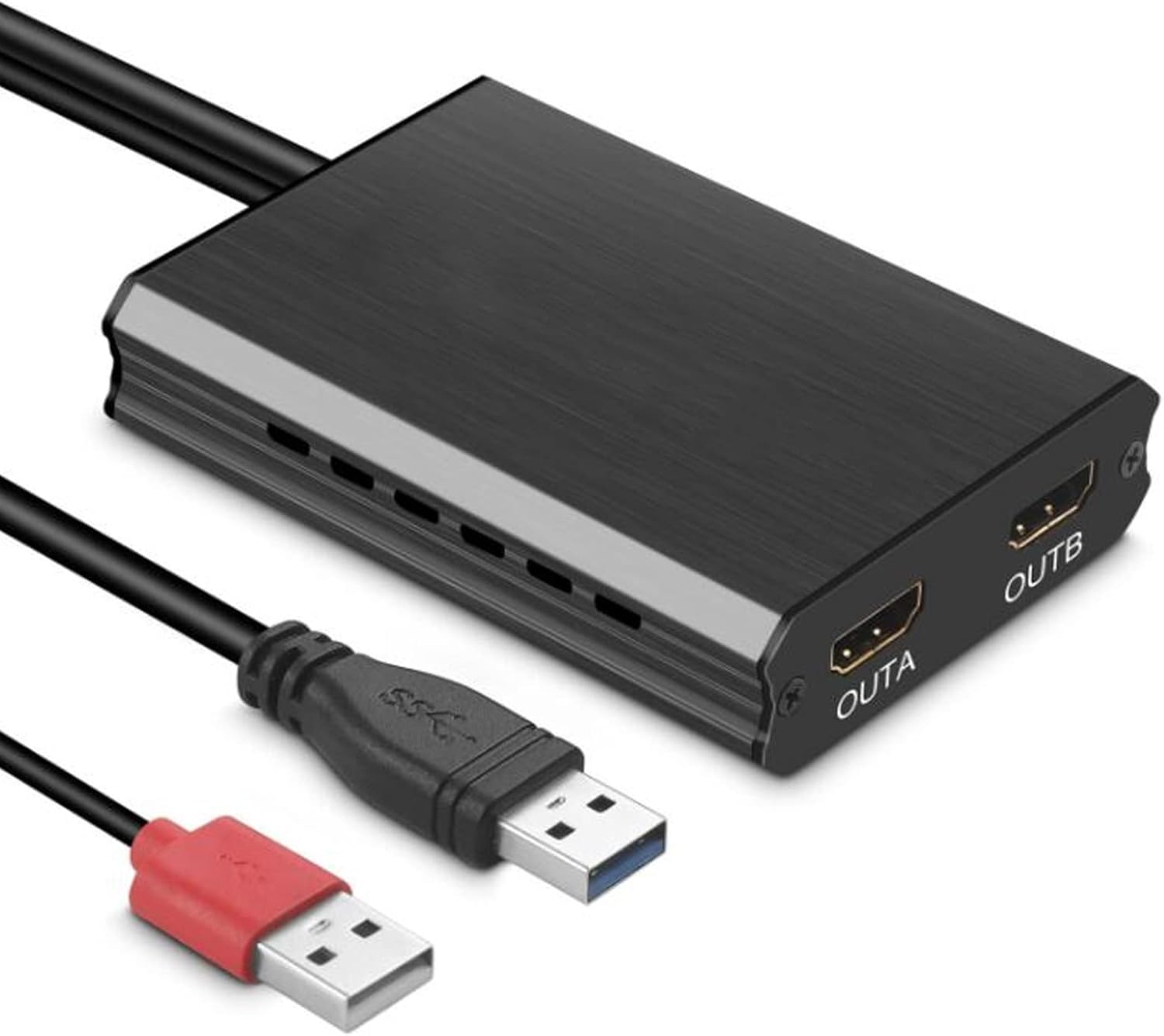 USB 3.0 to Dual HDMI Adapter, 4K USB to Dual HDMI Video