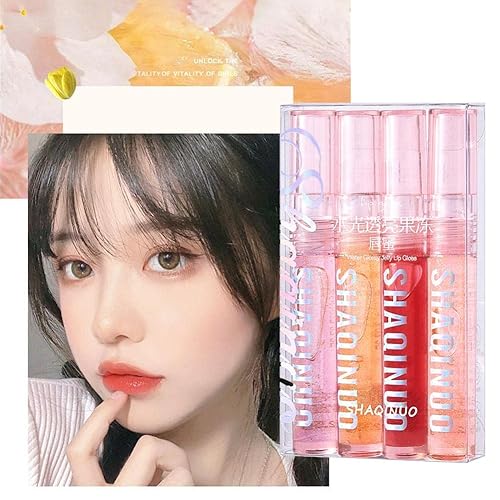 Miniatura 8 de Espejo de agua brillo labial Hydarting Lip Glaze Clear Hidratante Aceite de labios nutritivo Bálsamo labial Impermeable Líquido Lápiz labial Cuidado