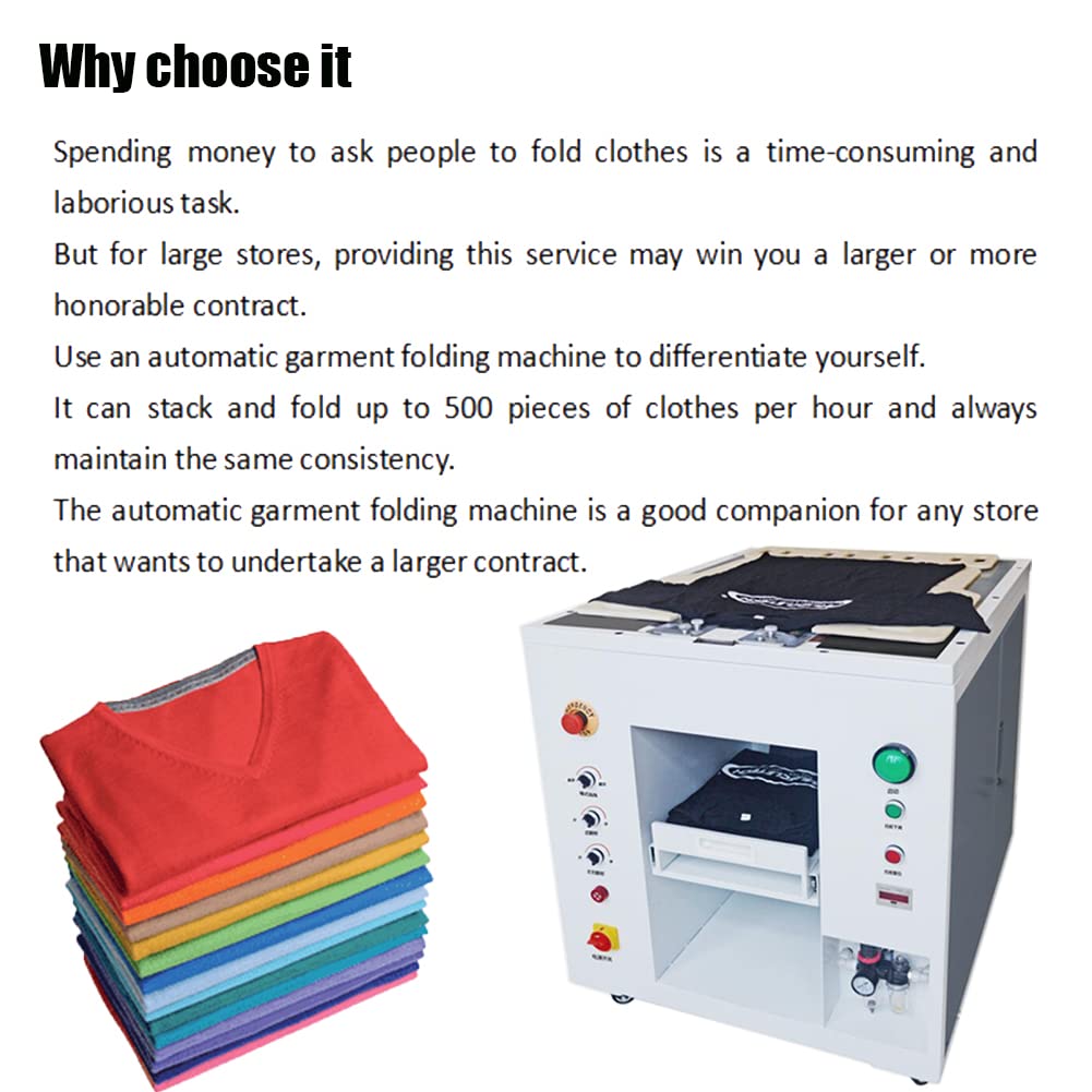 4U Media&Displays T-Shirt Automatic Folding Machine Black : Clothing, Shoes & Jewelry