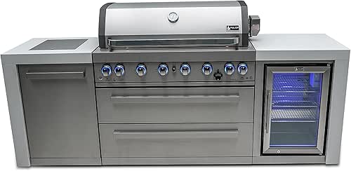 Mont Alpi Deluxe Series Stainless Steel 94"W x 23"D Modular