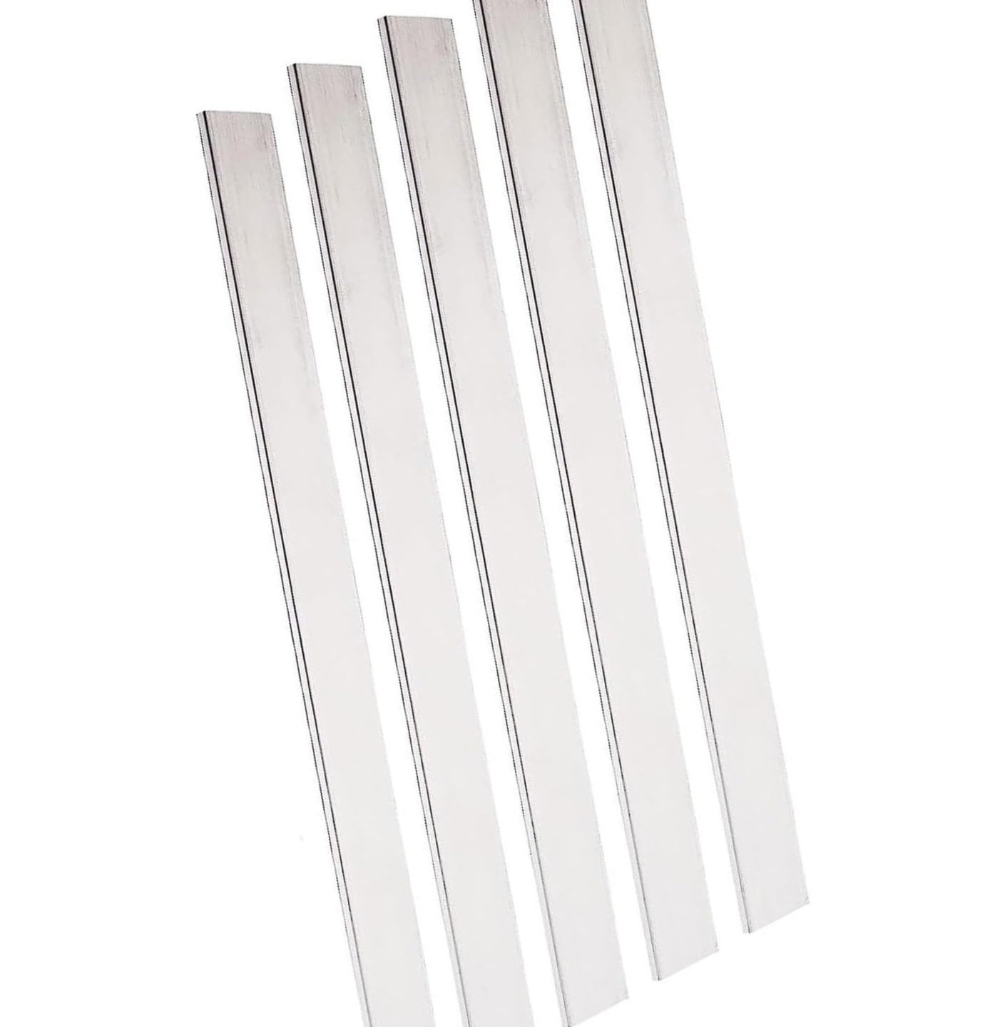 5 Stück massive Flachstangen aus 6061-Aluminium – 3 mm Dicke, 500 mm Länge for Handwerk, Industrie, Bearbeitung und Schneiden(10mm)