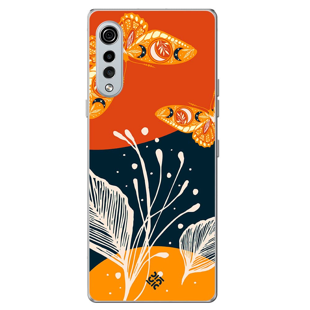 Custodia Silicone Per LG Velvet 5G – Design Doodle Arte Con Elementi Ornamentali – Trasparente E Flessibile, Spedizione Veloce