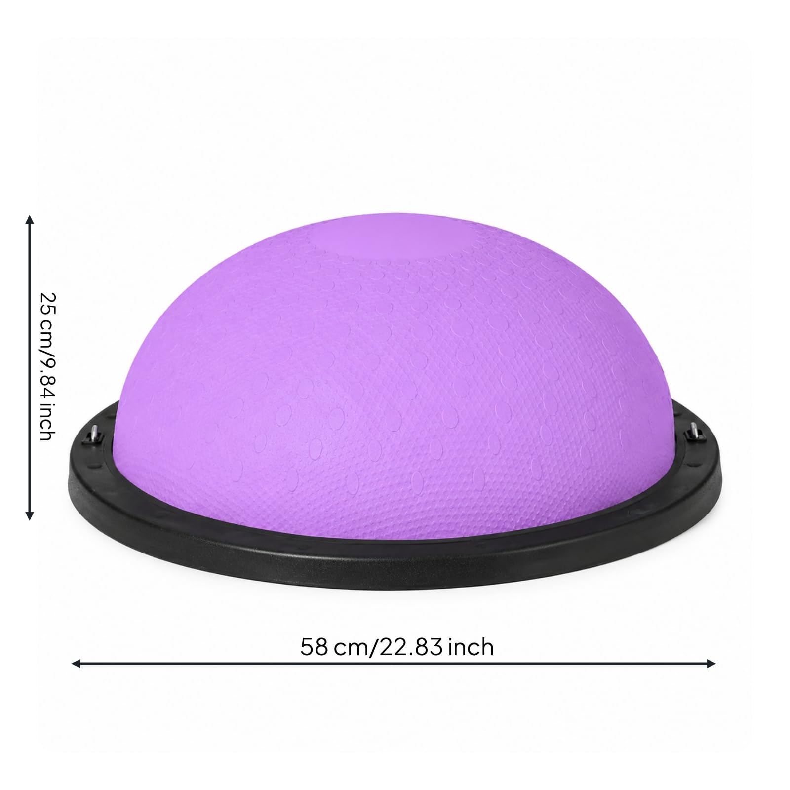 Ball Tavola di Equilibrio Sfera Semisferica Piattaforma Cuscino Propriocezione Cupola Testurizzata Base Stabile a Terra Materiale PVC PP Adatta per