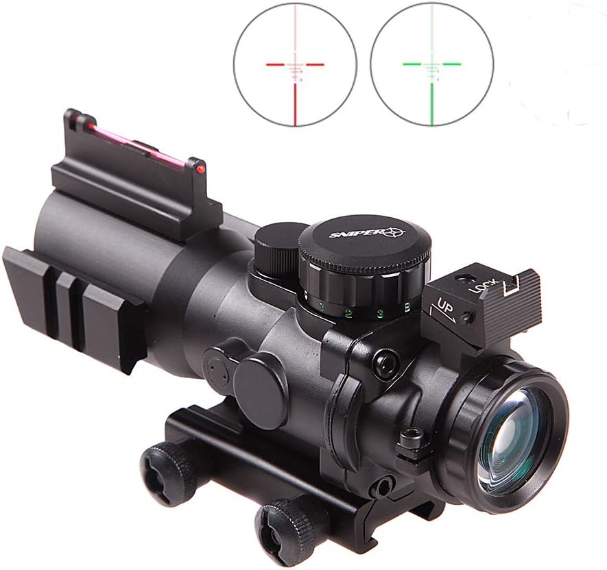 Sniper PM4X32SB Magnified Illuminated Reticle Image