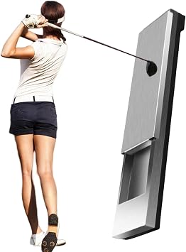 Golf Swing Training Aid - Biomechanical Swing Trainer Professional, Golf Swing Aid, Multifunctional Creative Effective Stainless Steel Golf Club Supplies for Golf Lover, Beginner
