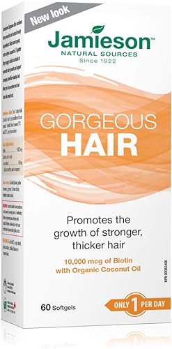 Jamieson Laboratorios Gorgeous Hair, 60 cápsulas blandas