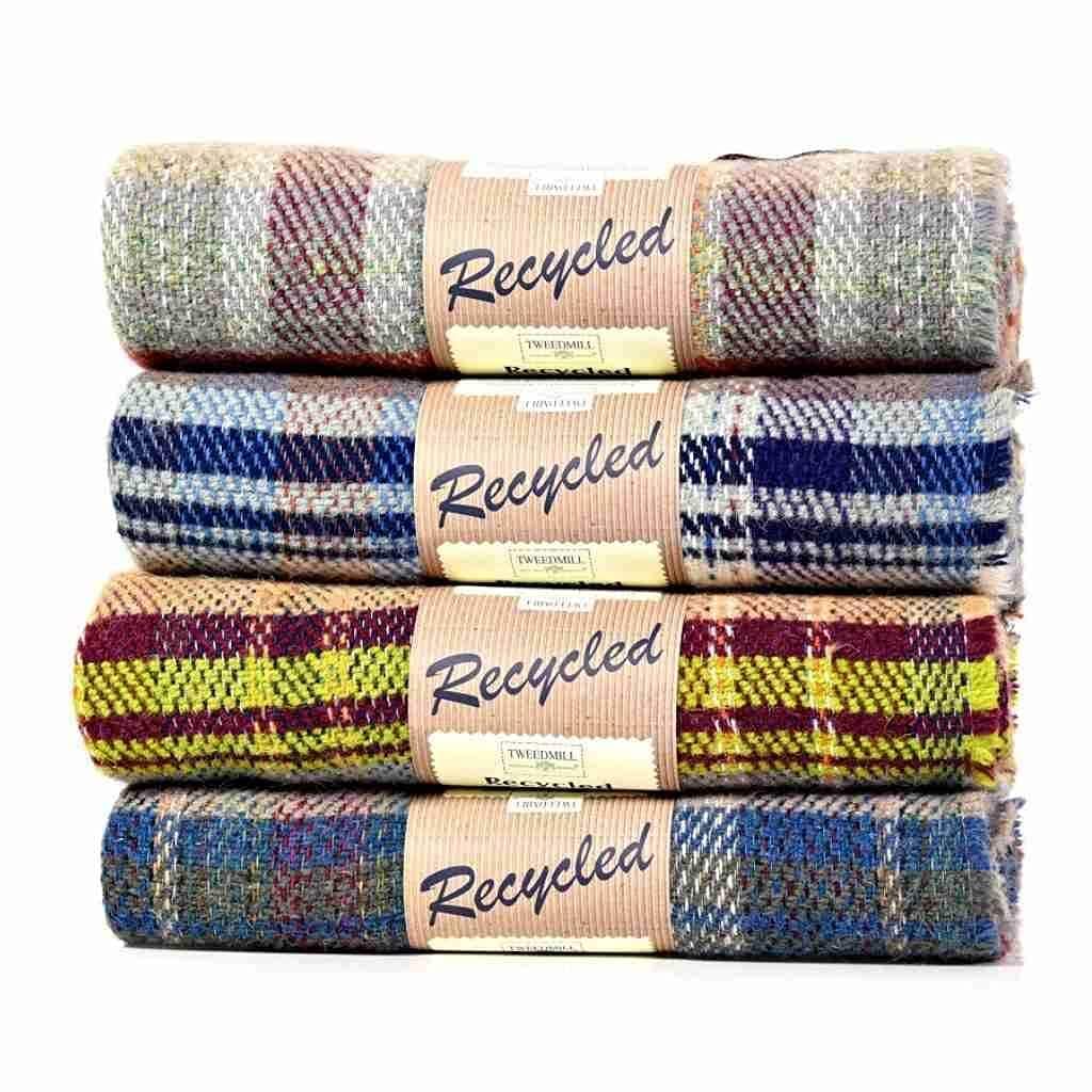 Tweedmill Letsbuyittoday Random Recycled All Wool rug- Assorted Colours-120 x 150 Centimeters, Multi, 120x150cm