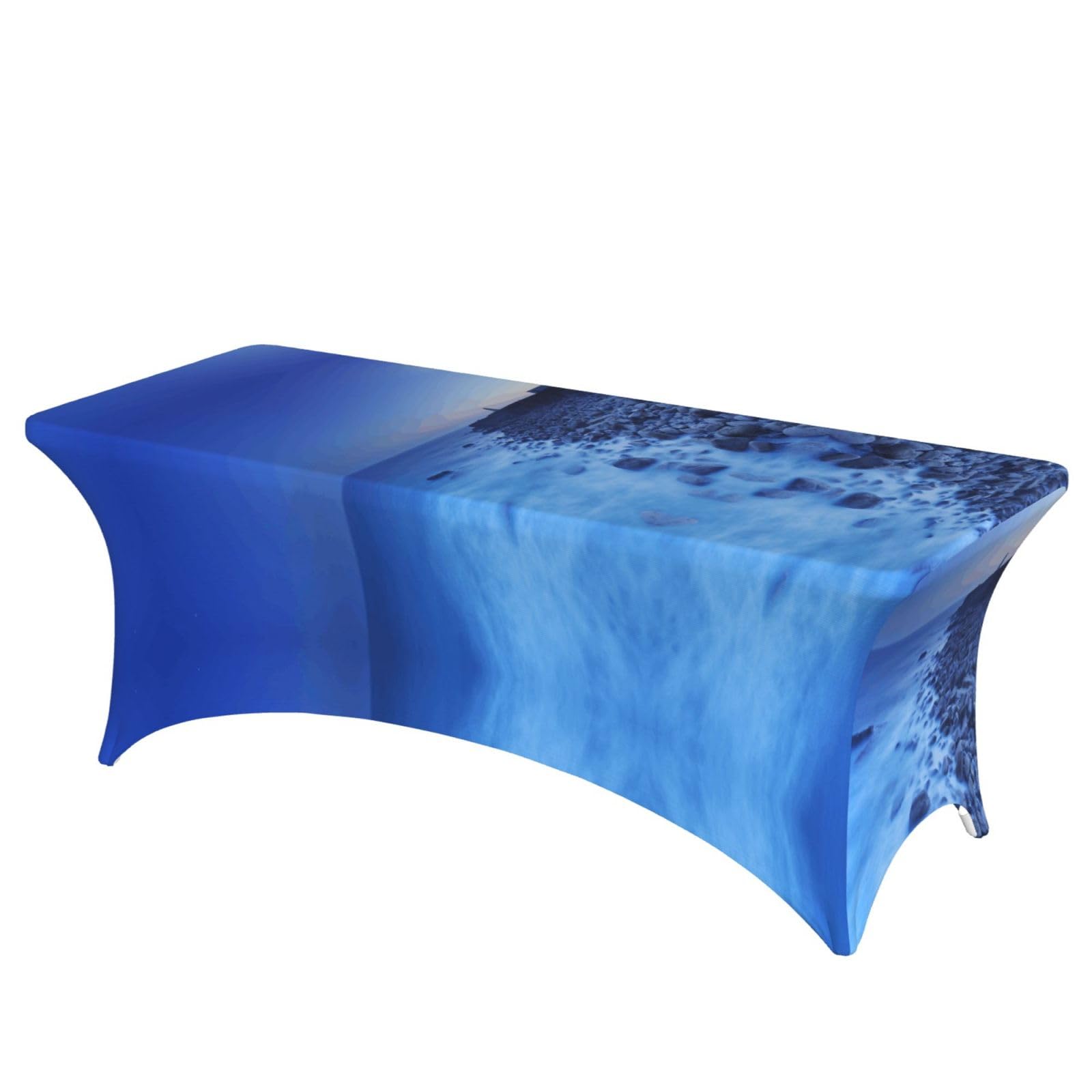 ERCgad The Seaside Lighthouse Print Rectangular Tablecloth Dining Banquet Party Events Home Celebration Table Cover