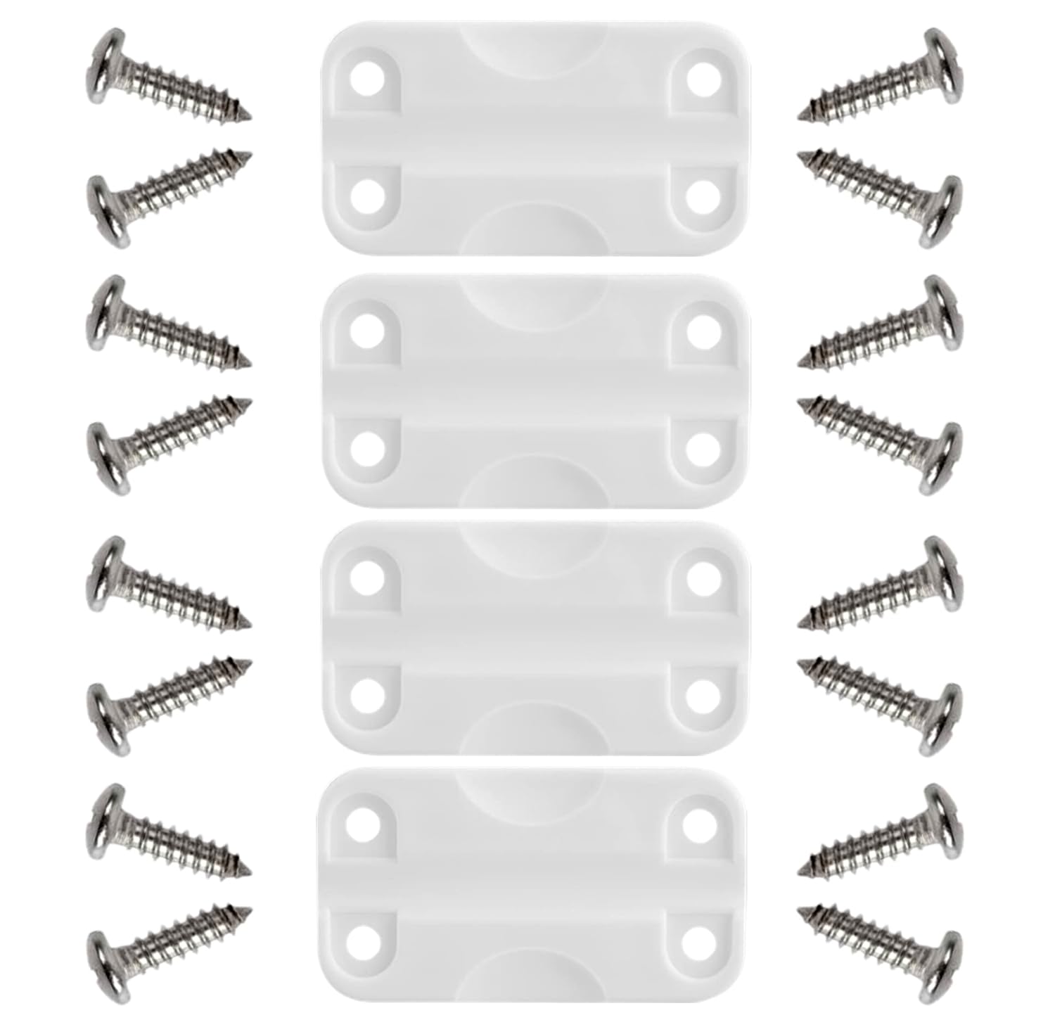 kelingsi Cooler Replacement Plastic Hinges and Screws for Igloo,High Intensity Cooler Replacement Plastic Hinges,24012 Refrigerator Plastic Hinges