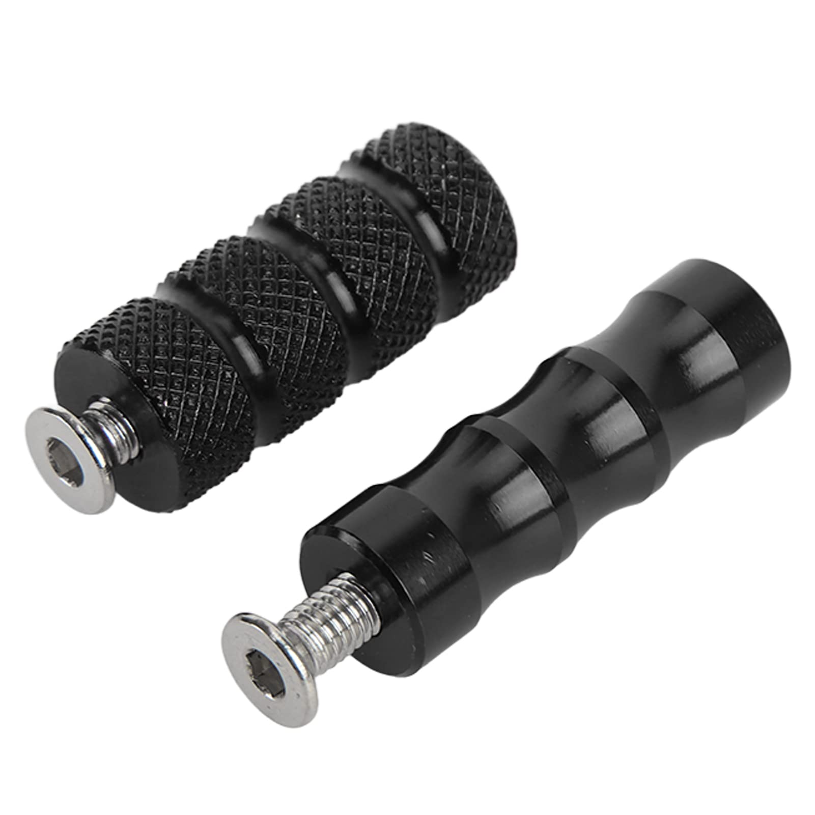 Wyścigi Motocyklowe Dźwignia Zmiany Biegów Peg Wygodne Poszycie pedał Hamulca Motocyklowego Szorstka Prawa Strona Hamulca dla M6 6mm śruby Mocujące (Czarny)
