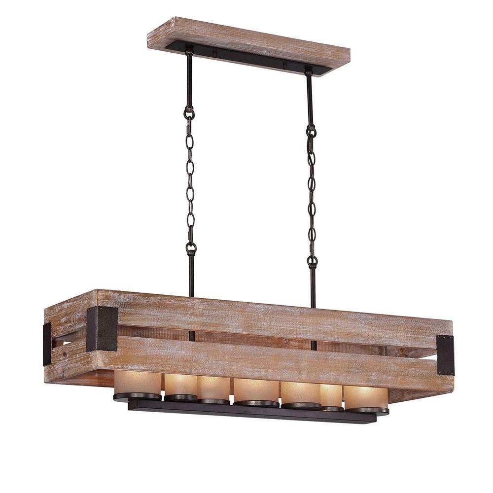 Amazon.com: Home Decorators Ackwood Collection 7-Light Wood