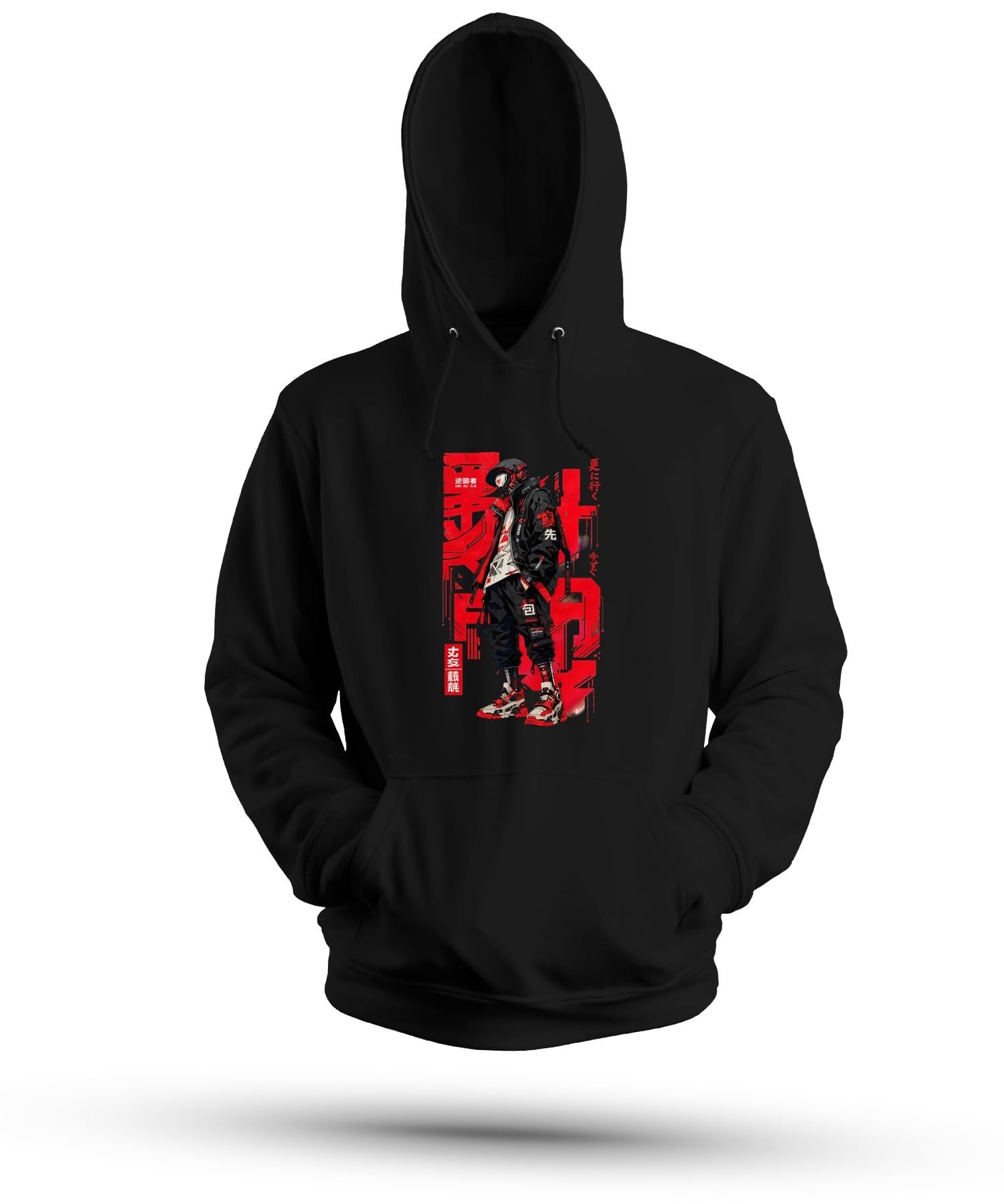 Techwear Anime Ninja Japan Y2K - Sudadera con capucha