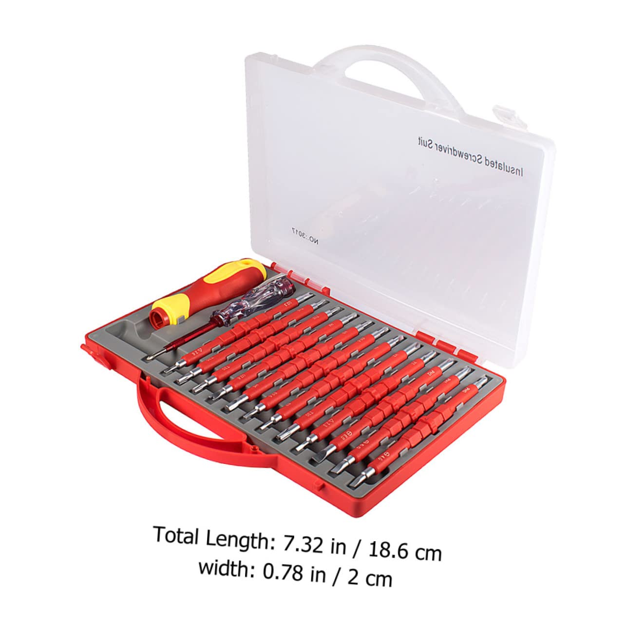 Holibanna 1 Set Di Cacciaviti A Taglio Cacciaviti Isolati Kit Di Cacciaviti Per Elettricisti Strumento Di Manutenzione Per Elettricisti Cacciavite Antiscivolo Strumento Per