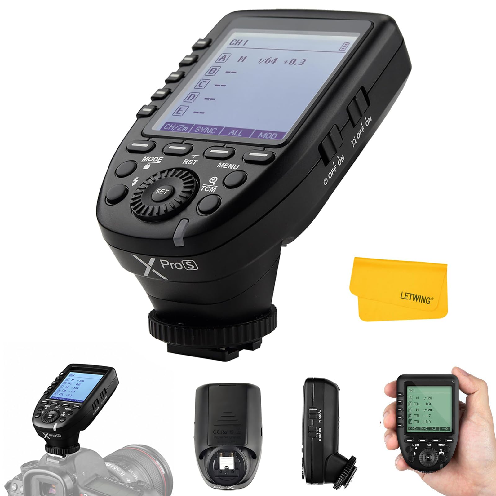 Amazon.com: Godox XPro-S TTL Wireless Flash Trigger for Sony, 2.4G