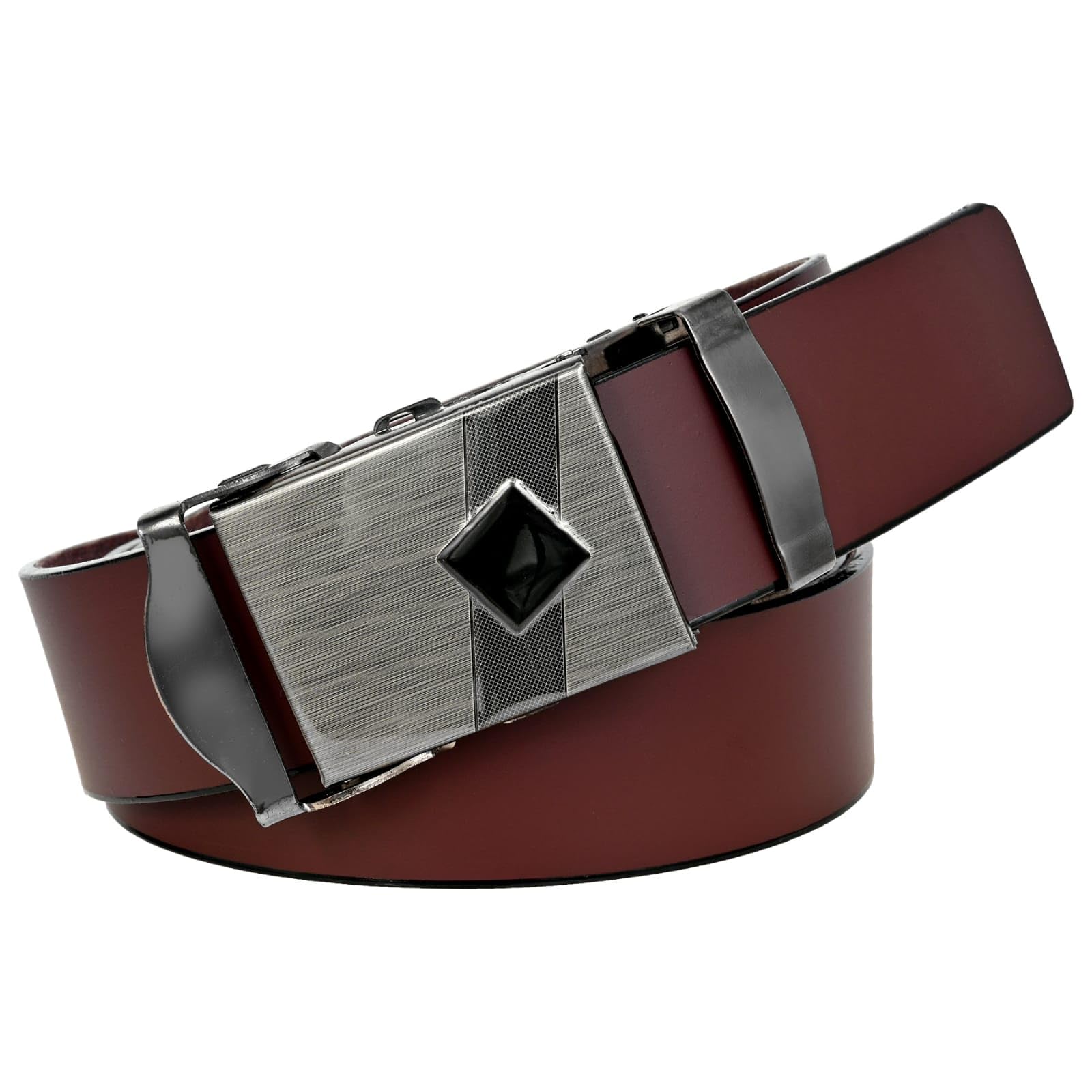 autolock leather belt for men | formal belts for men | mens belt leather branded | width 35mm | Perfectly fits for waist size 34-44 inches.-image-27
