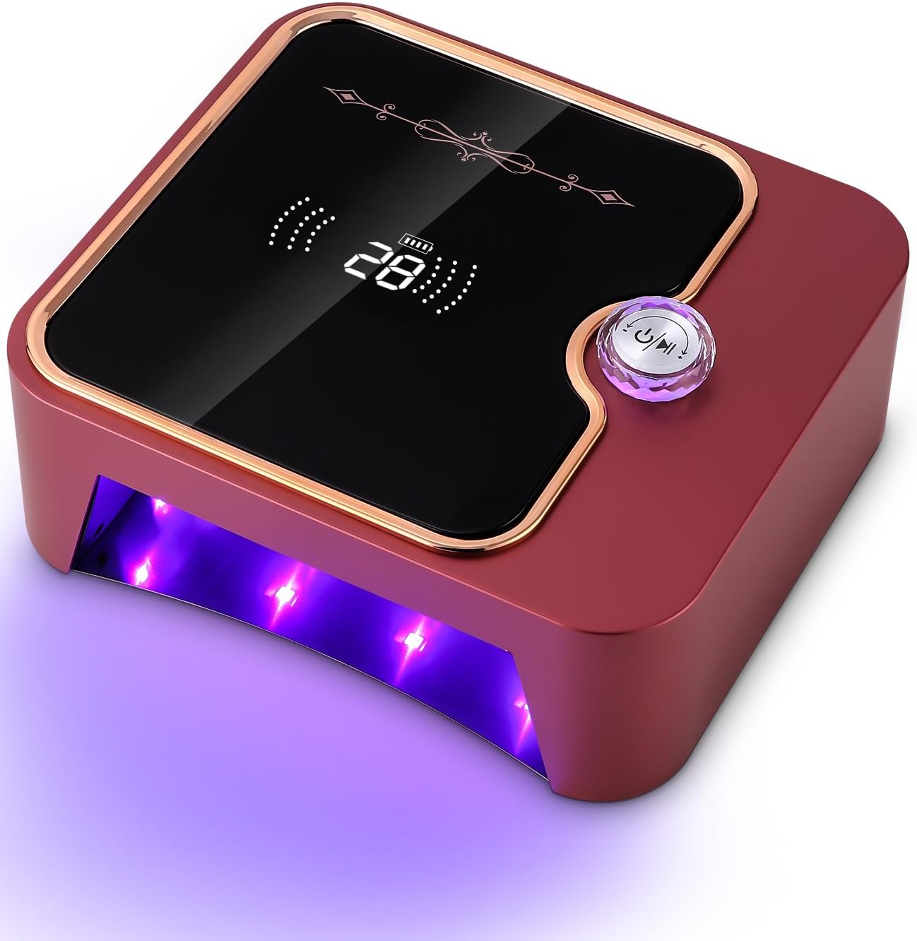 UV Lamp voor Gel Nagels,Professionele UV LED Nagellamp voor Gel Nagels,120s Vrije Tijd Timer Instellingen Infrarood Sensor LCD Display, UV Lamp, Nagellak UV Lamp voor Home&Nail Studio