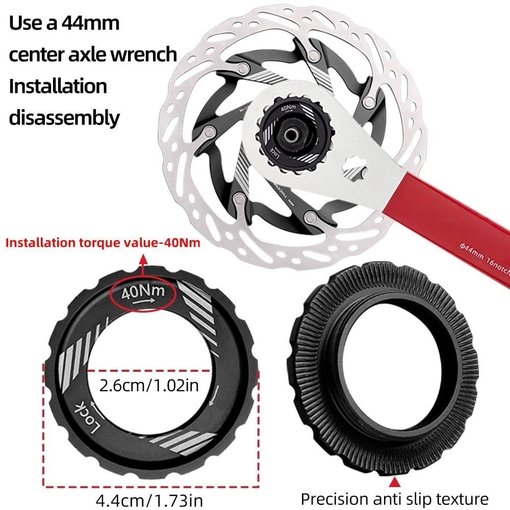 Rowerowy hamulec hydrauliczny środkowa tarcza blokująca 140MM 160MM tarcza łamająca wiatr MTB kolarstwo tarcze ze stali węglowej(Black 160mm 1PCS)