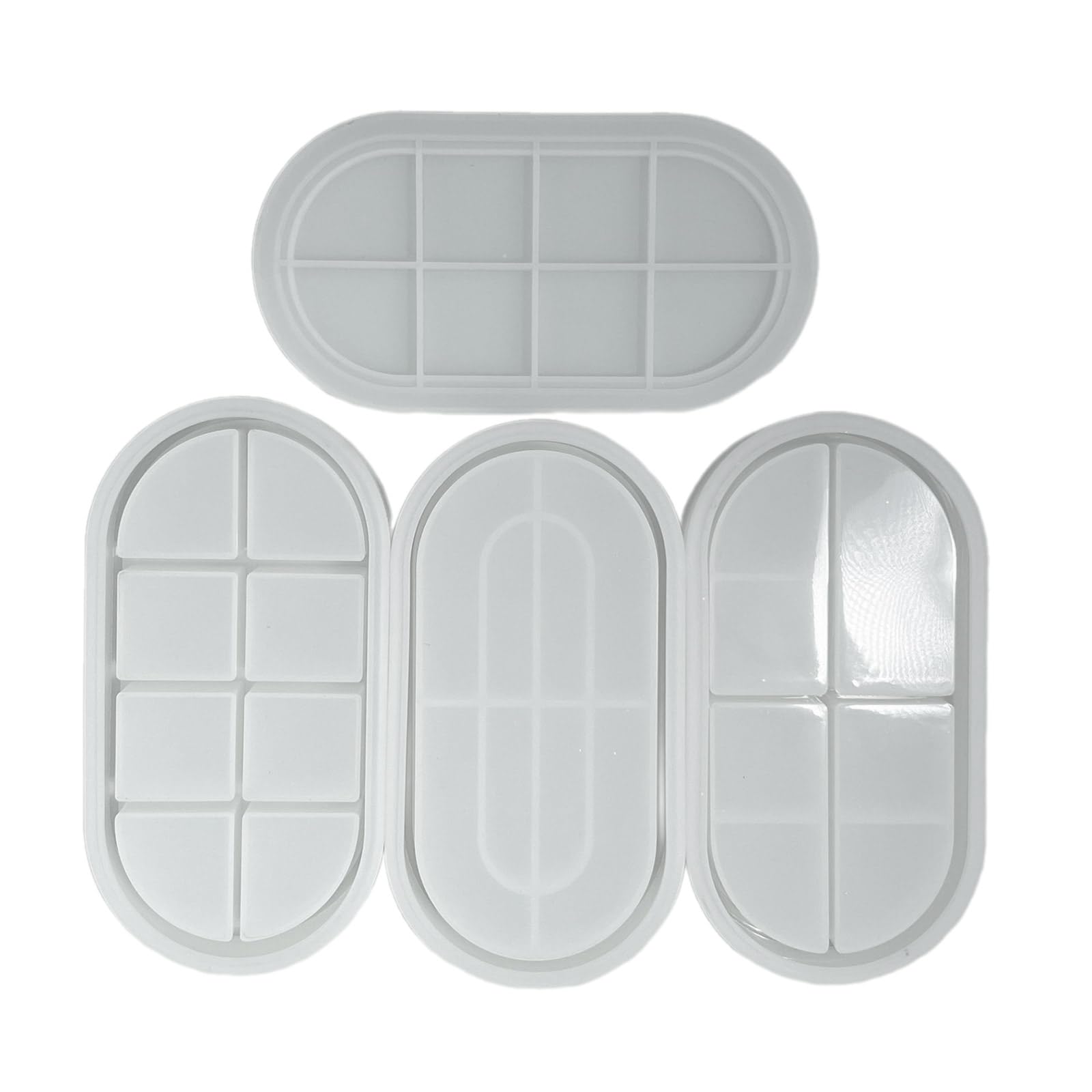 Stampo in resina epossidica a 3 strati per scatola di gioielli stampi per rossetto stampi in silicone per amanti del mestiere stampi in cristallo per resina epossidica