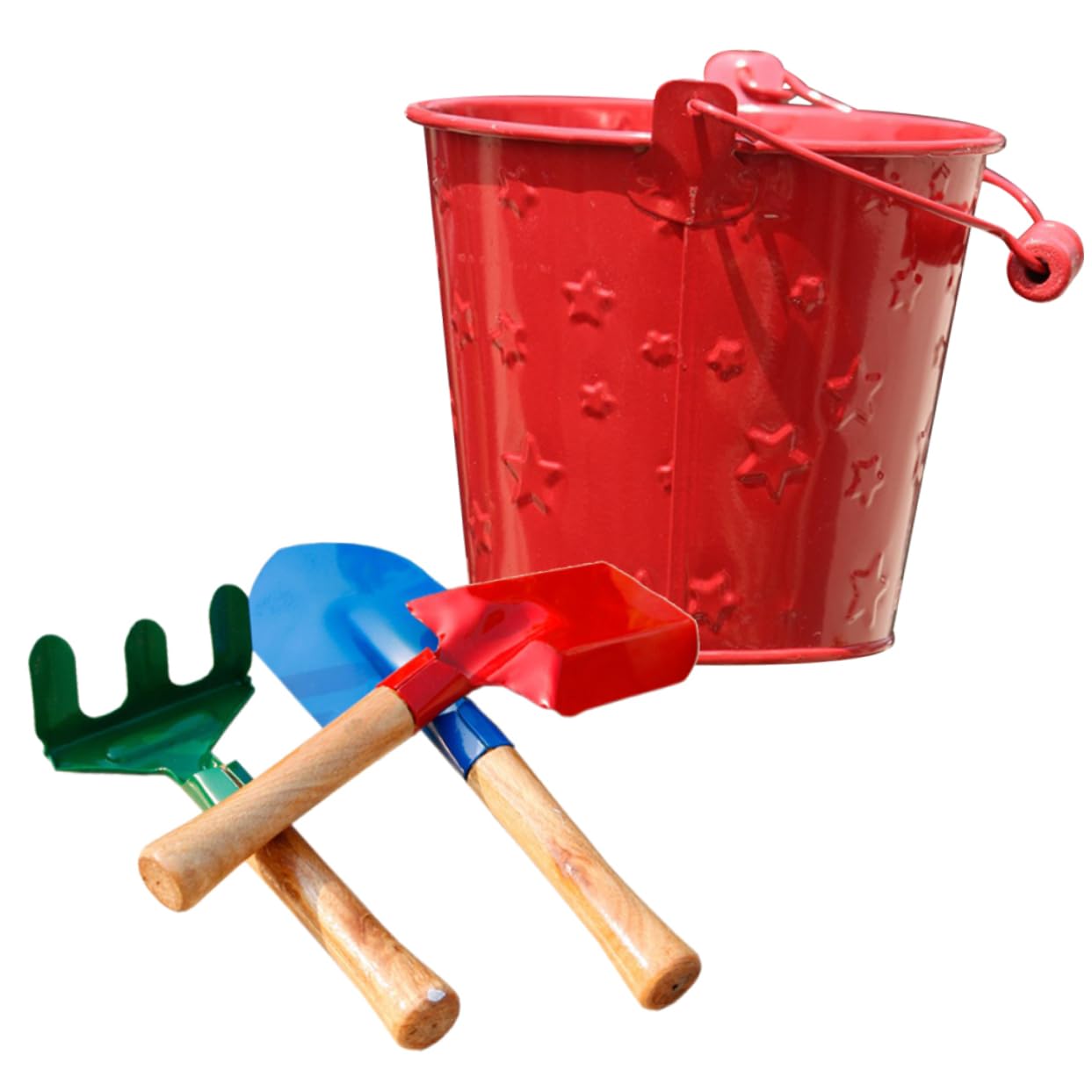 BESPORTBLE 2 Ensembles 3 Pièces Pelle De Jardin Pratique Mini Râteau De Jardin Mini-Jouets pour Enfants Pelle De Jardinage pour Enfants Mini Outil De Jardin Mini-kit Trousse Enfant