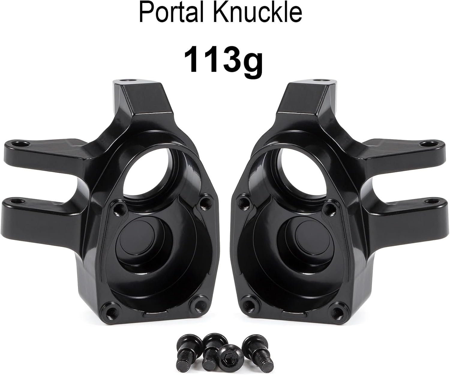 Heavy Brass Weights Capra AR45P Portal Cover Steering Knuckles for SCX10 III CP44 CP43 Portal Axle 1/10 RC Crawler Rigs 4WS LCG Comp Builds (Knuckle)