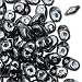 Czech Glass Super Duo 2-Hole Seed Beads 5.5x3.5mm Hematite (8 Grams)