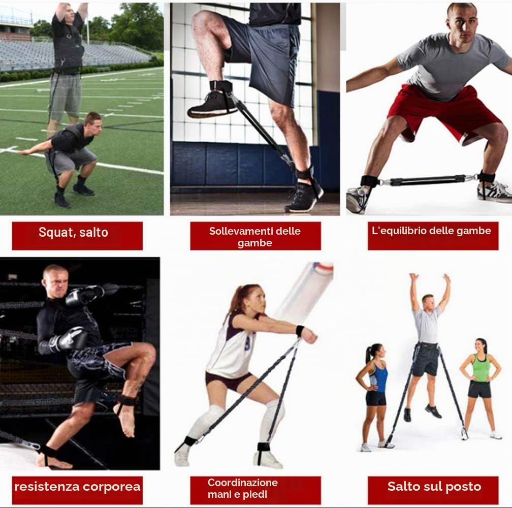 Lego di Forza e Agilità Training Strap System Forza di Allenamento Corda per Il Calcio Basket Taekwondo Yoga Boxing Equipment