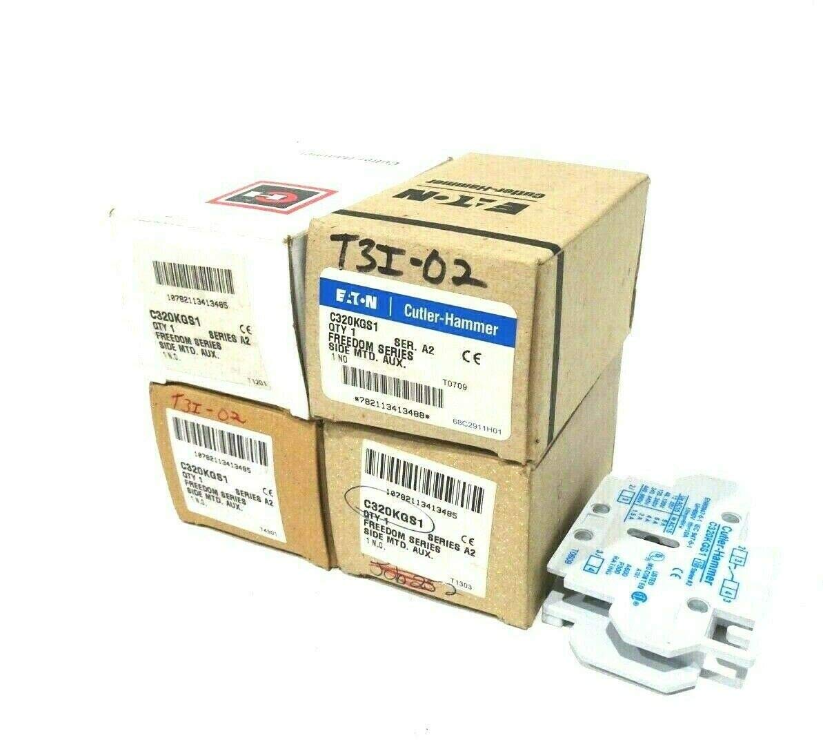 CUTLER HAMMER C320KGS1 (Price/EA) CONTACTOR Auxiliary Contact; for USE with:Starters and CONTACTORS; Auxiliary Contact Configuration:1NO; Contact