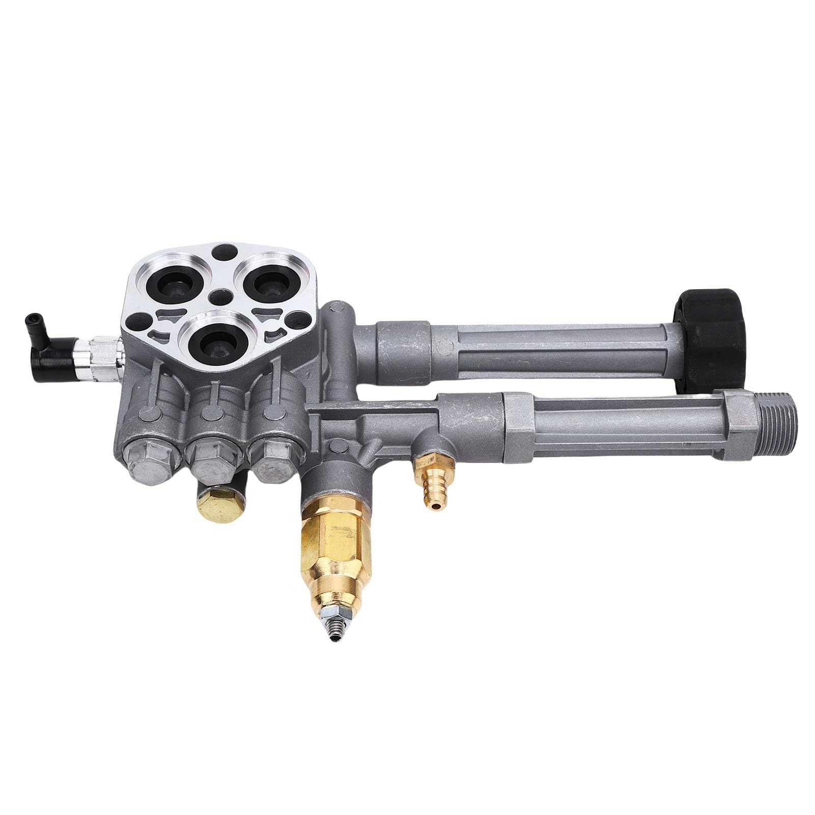 Dioche Głowica Pompy Myjki Ciśnieniowej Zespół Głowicy Pompy Myjki Ciśnieniowej Zamiennik ze Stopu Aluminium dla Pomp AR42518 Troy Bilt RMW SRMW RMW2.2G26 RMW2.2G24 RMW2G20 RMW2G23B