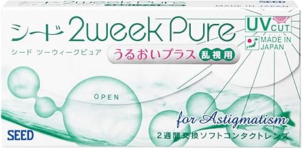 ２ウィークピュアうるおいプラス乱視用 【BC】8.6【PWR】-6.00【乱視度数】-0.75【乱視軸】180 6枚入