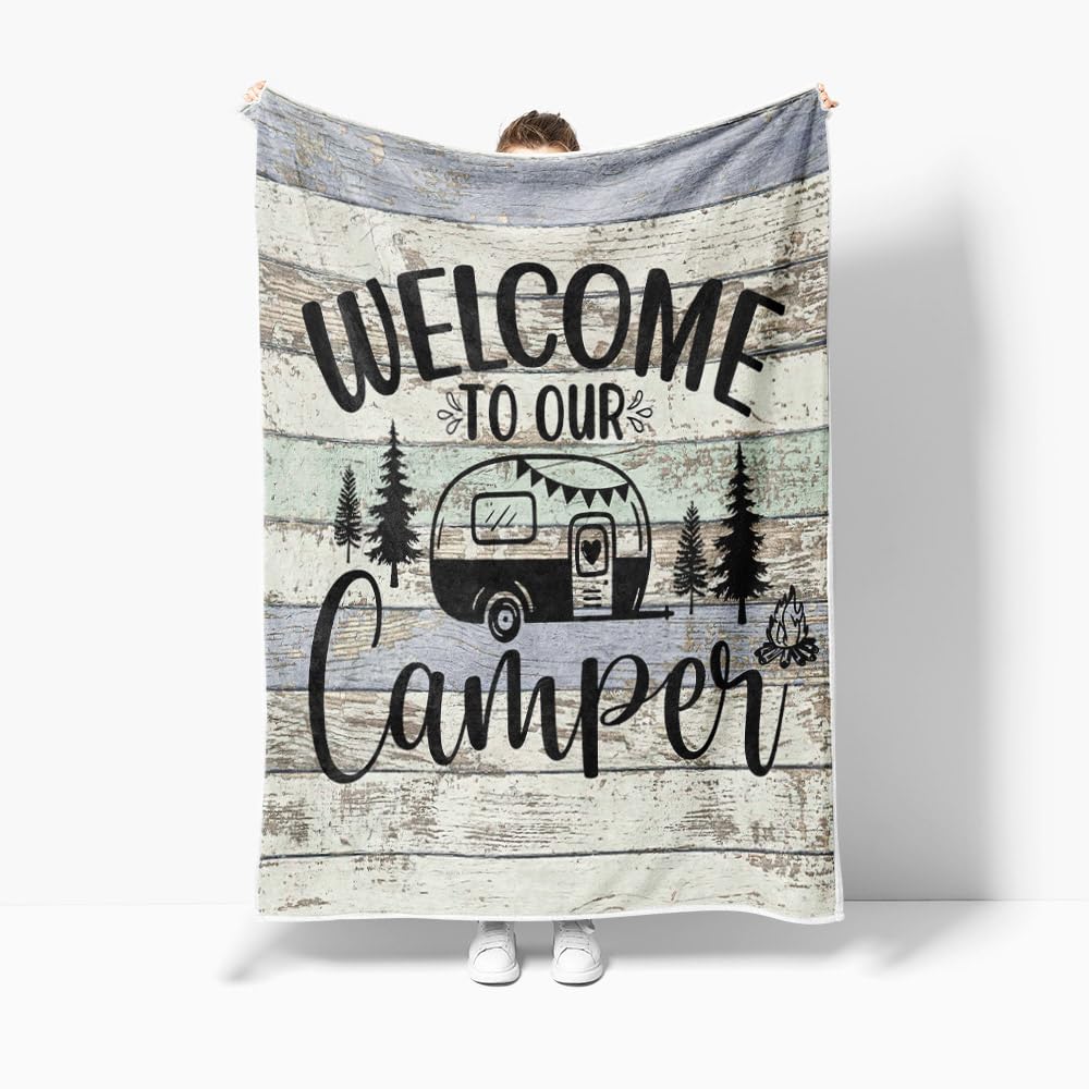 Coperta Da Esterno In Flanella, Per Campeggio E Trekking, Morbida E Calda, Lavabile, Regalo Per Camperisti E Amanti Dell'avventura - 5
