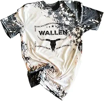 Retro Skull Western T-Shirt Women Cattle Skull Leopard Graphic Tee