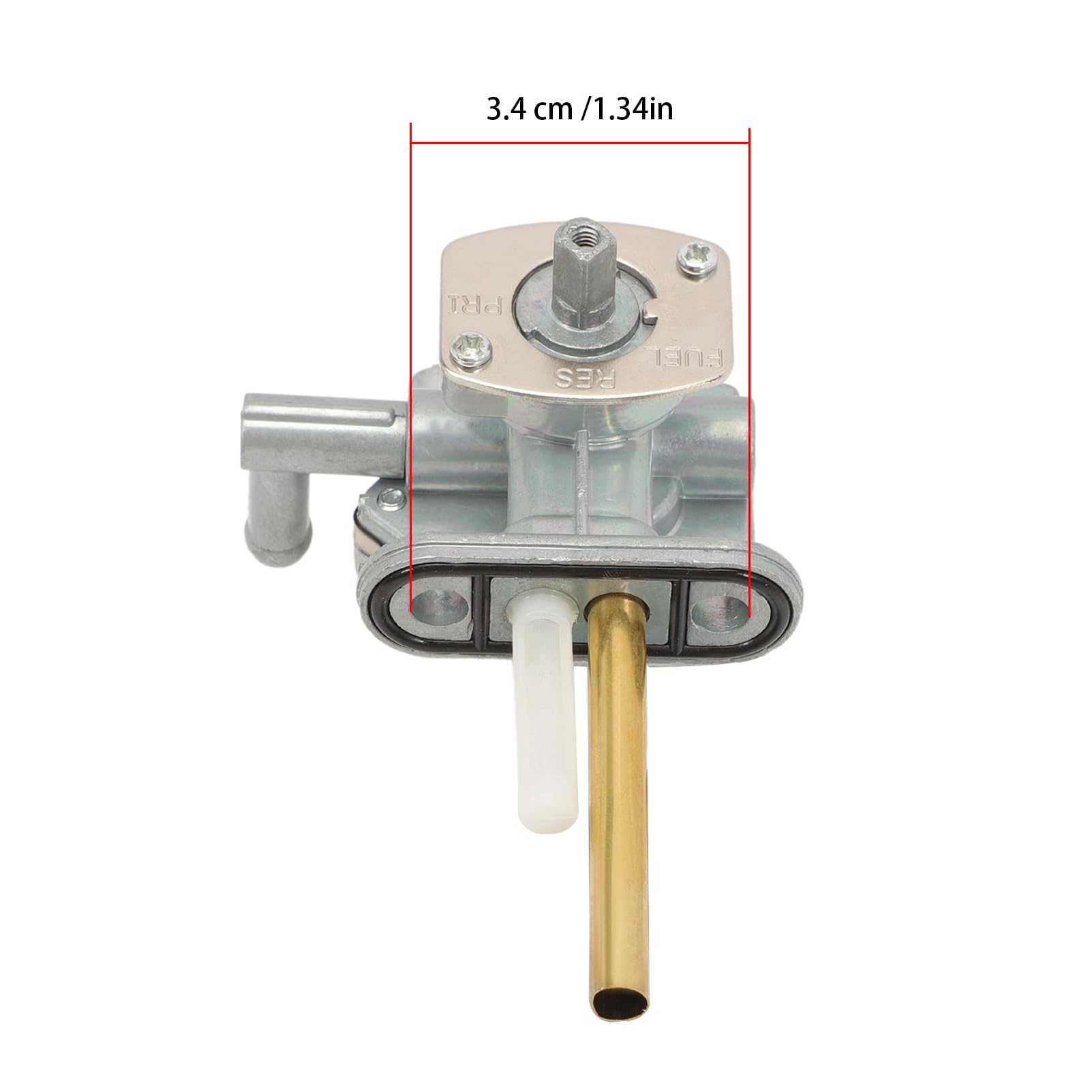 Robinet essence pour Suzuki Bandit GSF600 GSF1200 GSF1200S Bandit S Aluminium Robinet D'essence Petcock Robinet De Carburant 44300-26E00 44300-26E01