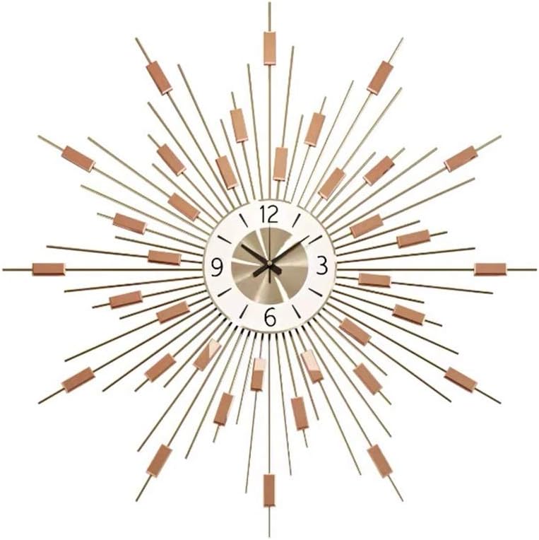 Wall Clock Modern Minimalist Living Room Light Luxury Home Atmosphere of and Creative Restaurant Clock Mute Hanging Table 75 * 75cm