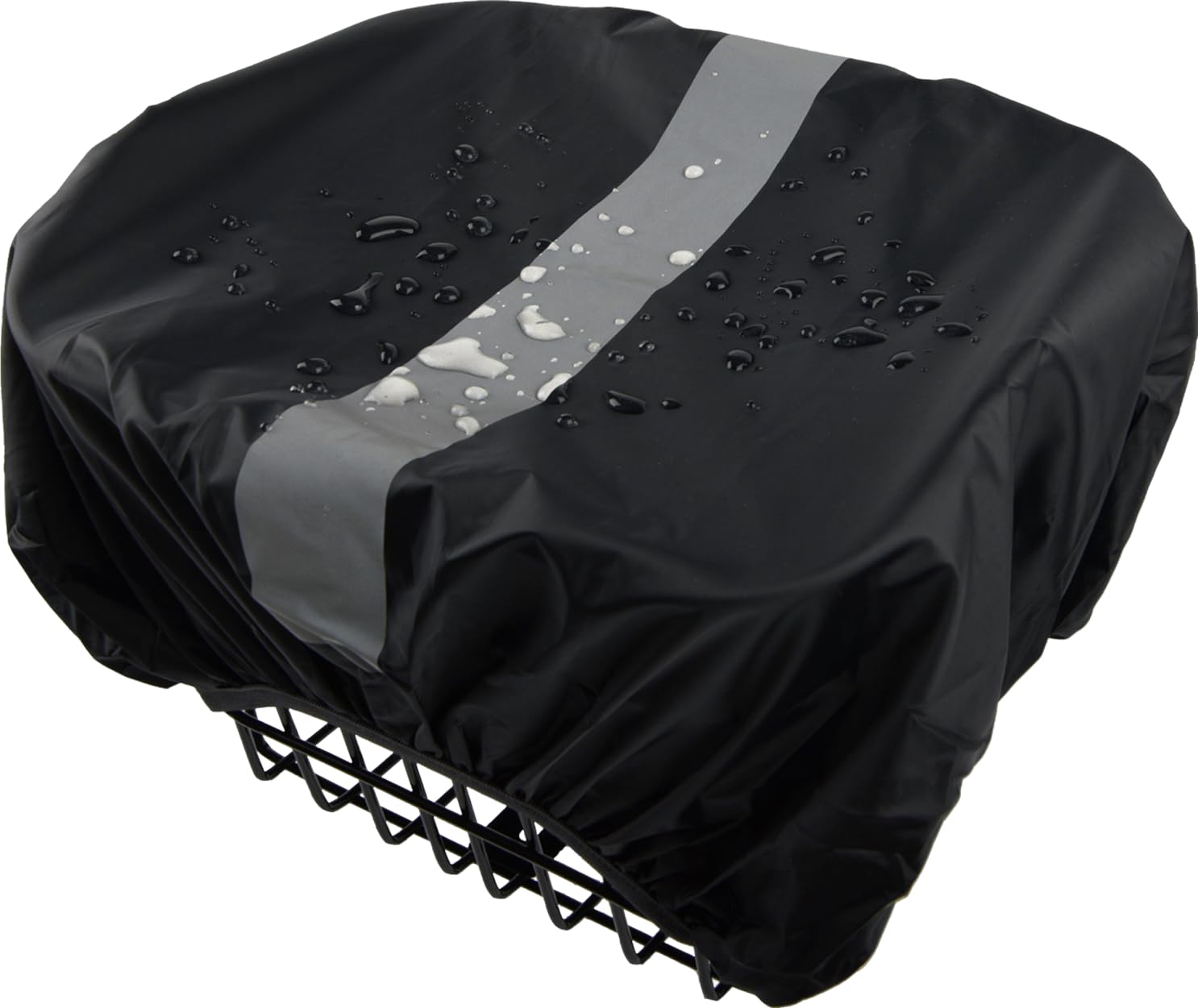VAOLOAV 35L Bicycle Basket Rain Cover with Reflective Bike Basket Cover Waterproof Bicycle Basket Cover