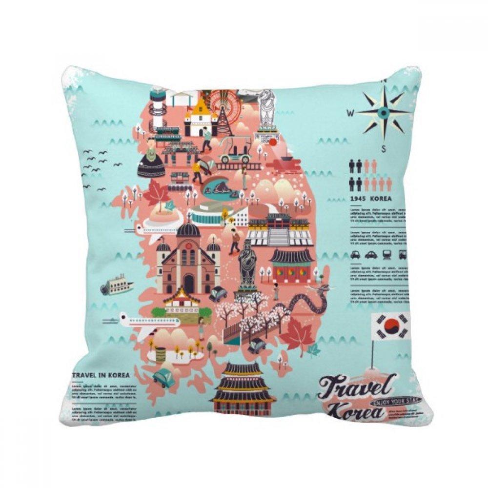 Coussin Sacré-Coeur Paris 40x40 cm housse déco pour canapé multicolore DIYthinker