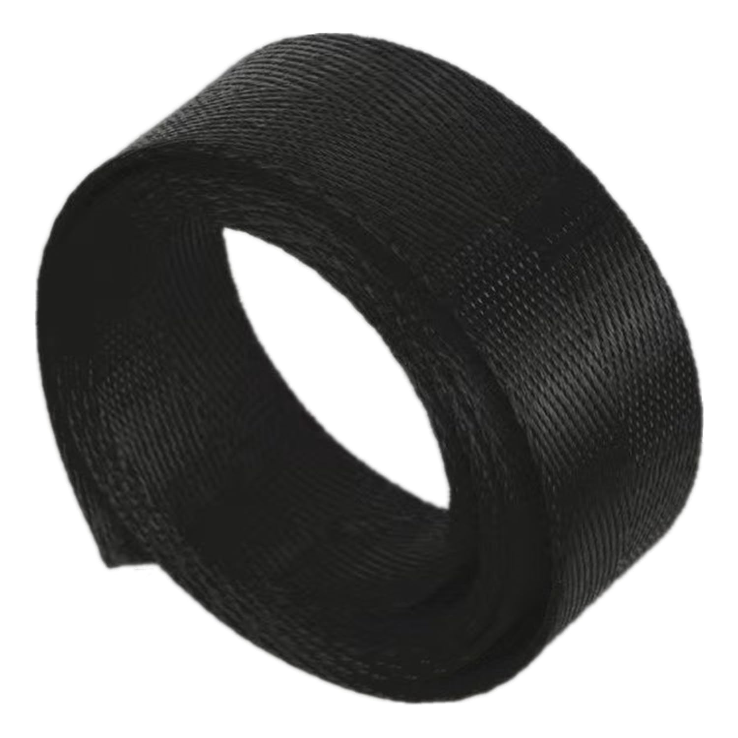 FGJsfhrDTU Webbing, Nylon Band Herringbone Tape 25mm Width 5-20 Yard Multicolor(Black,10 yard)