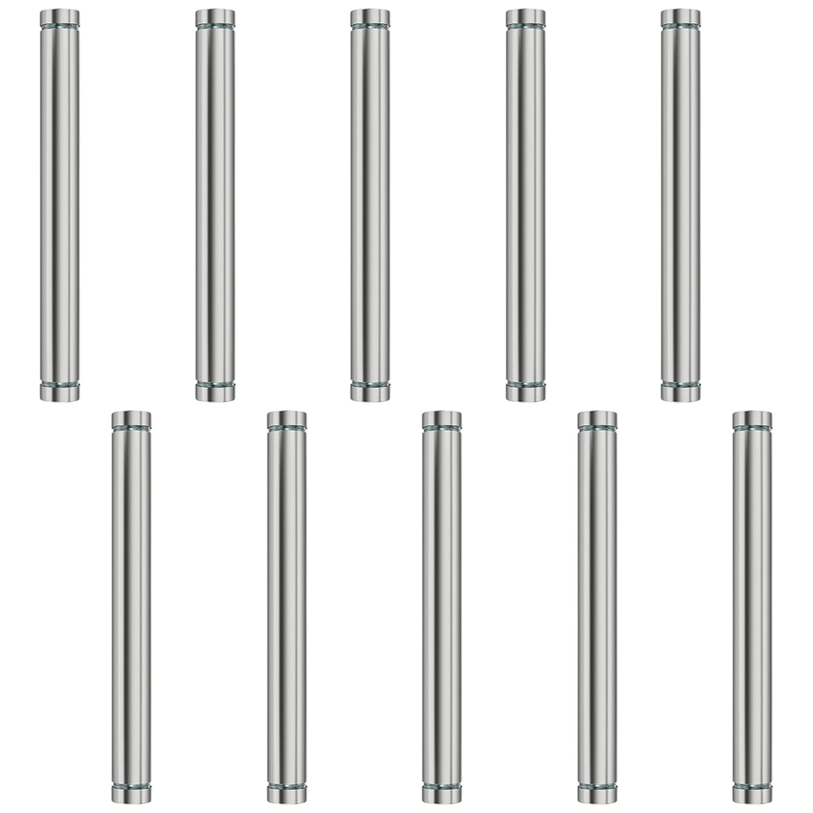 10Pcs Multipurpose Fixing Pin Glass Fasteners Rustproof Decorative Nails for Wall Decoration and Exhibition Enduring Glass Fasteners
