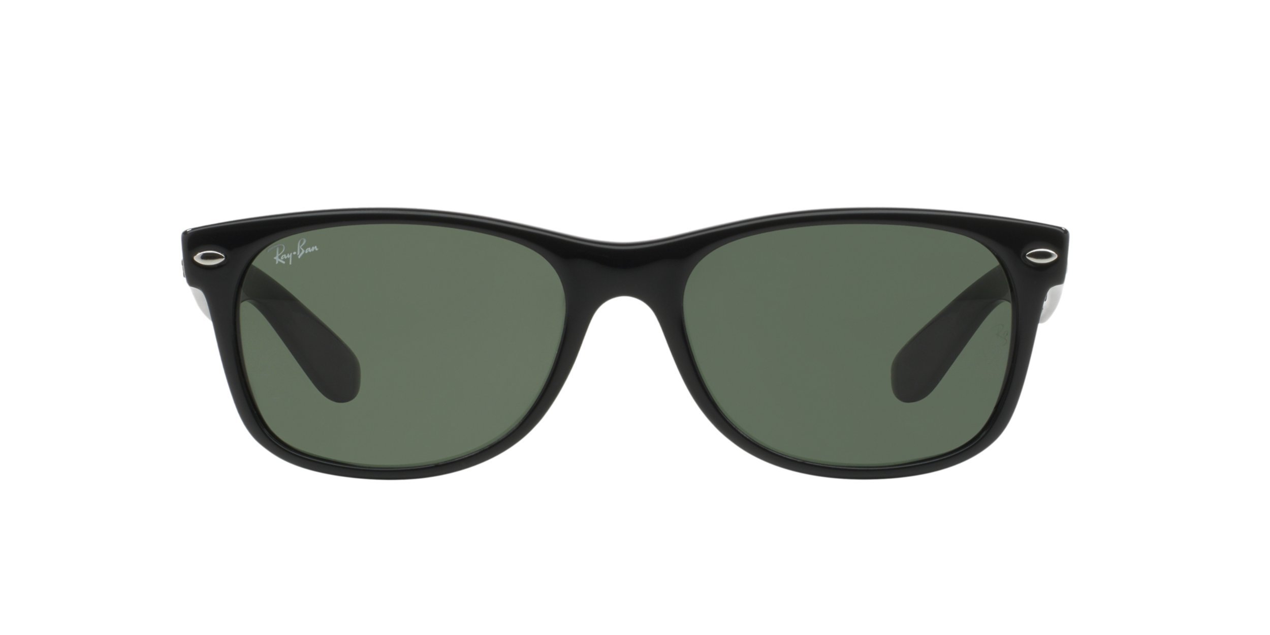Ray-Ban RB2132 Sonnenbrille New Wayfarer Gr. 55 mm, Grüne Linse Ansicht 2