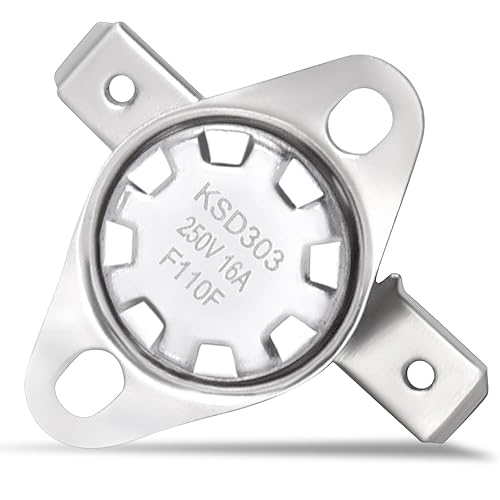 Adviace SRV230-1220 Snap Disc #1 Interruptor de límite bajo para estufas de pellets Heatilator Eco-Choice CAB50 PS35 PS50, estufas de leña