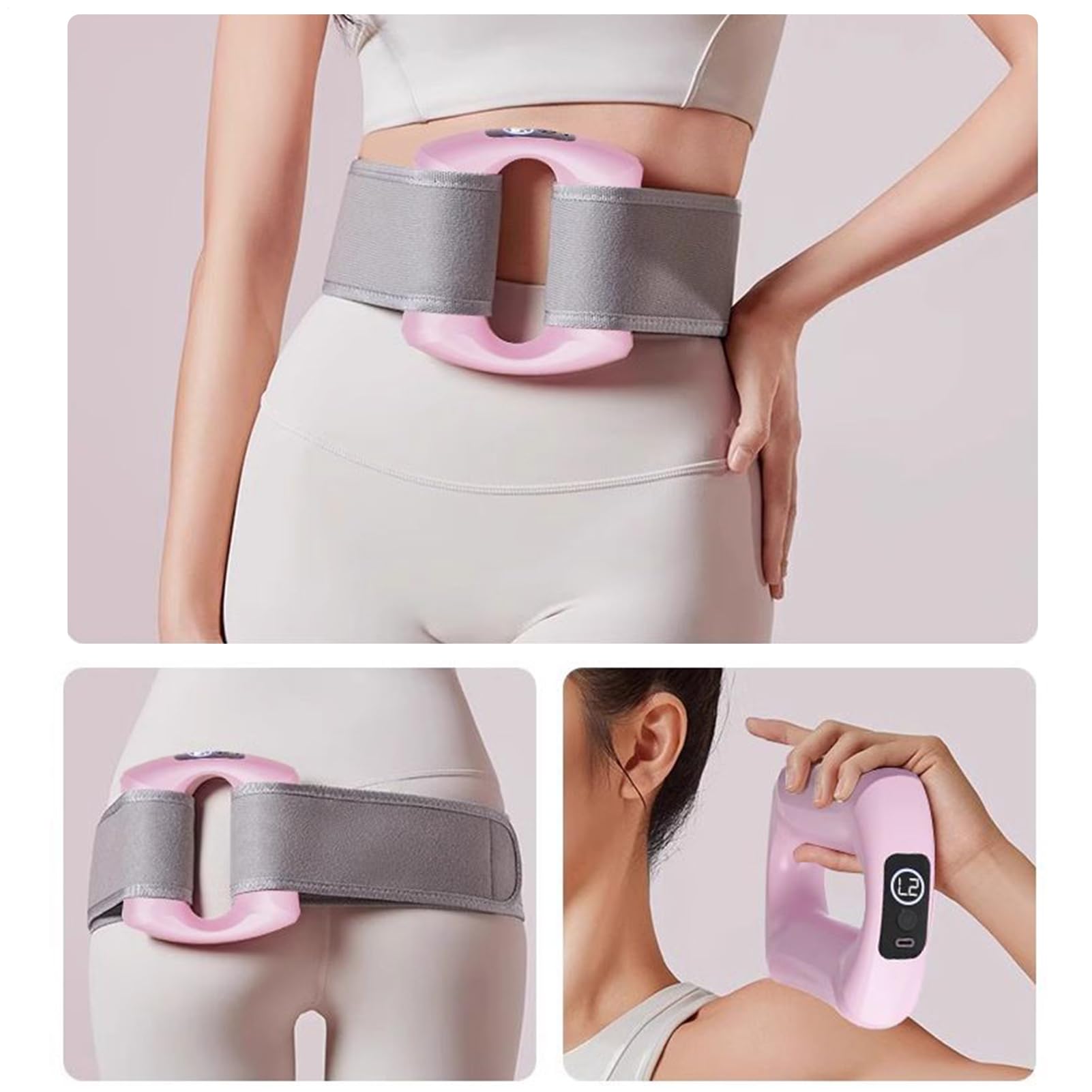 Anneau De Fascia Multifonctionnel Pour Tout Le Corps, Anneau Fascia Blasters En Silicone, Masseur Électrique Ergonomique Fascias, Brûle Graisse Ventre, Portable Masseur, Pour Taille, Épaules, Bras