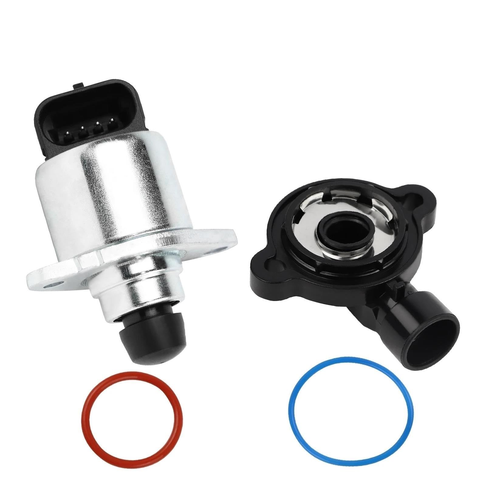 Sensor posición cuerpo acelerador Sensor De Posición Del Acelerador Y Juego De Válvula De Control De Aire Inactivo Para Oldsmobile 17113209 3843751 803149 8171132090 17076283 TPS - Sensor posición
