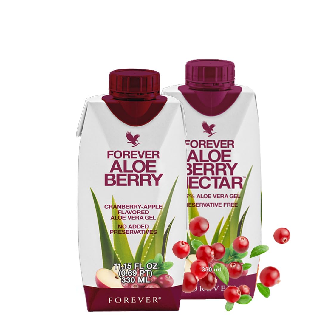 Amazon.com : 2 x Forever Aloe Berry Nectar Minis (330mL/11.15oz