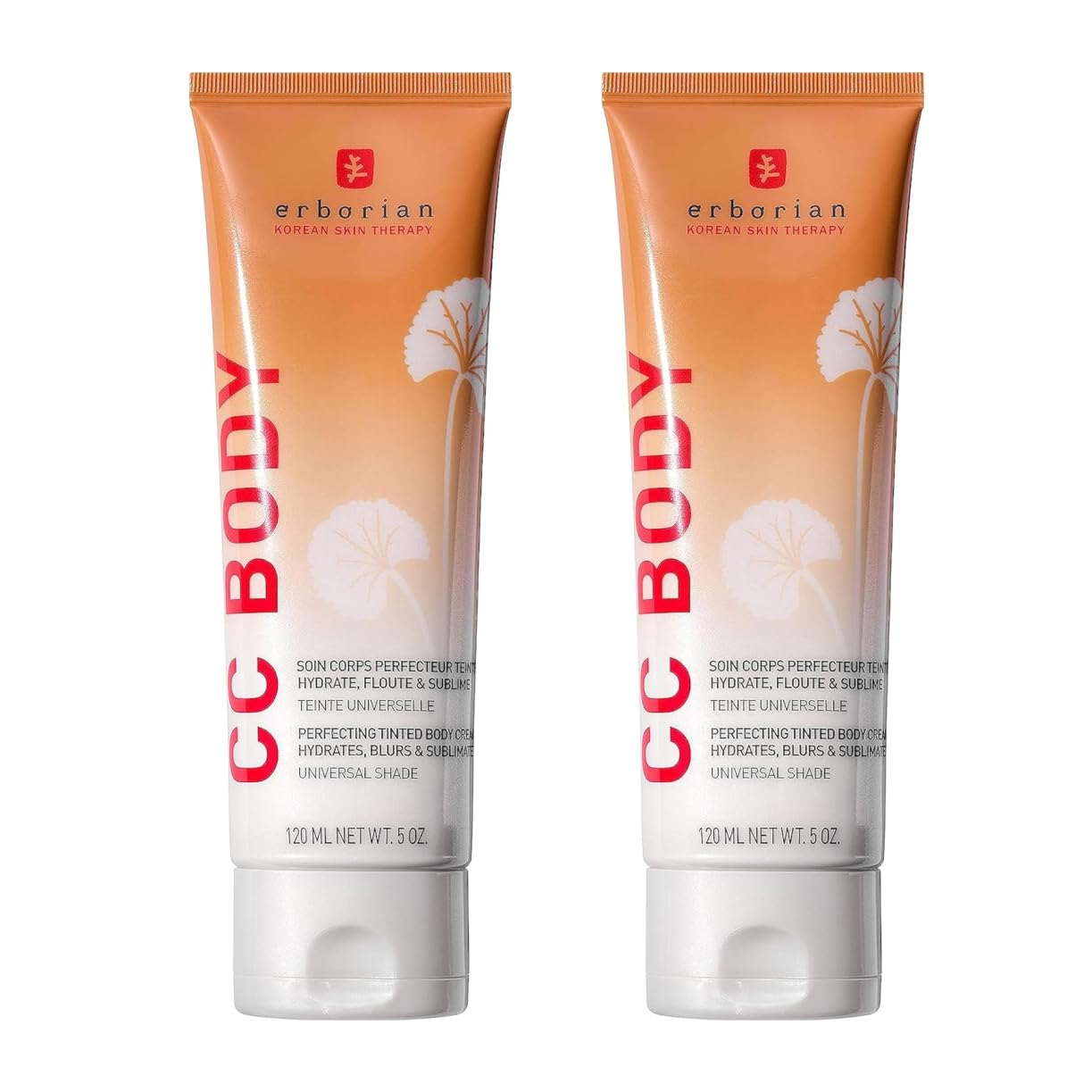 CC Body Cream - Perfecting Tinted Body Cream - Moisturising, Concealed, Embellished - Korean Cosmetic Product - Universal Colour - 120 ml
