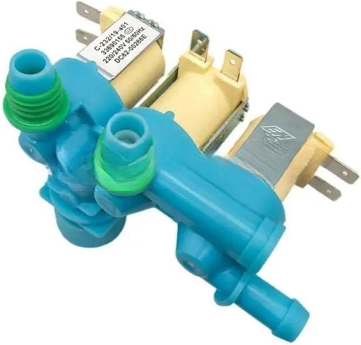 Compatible for L8RE， Laundry Machine Water Intake Valves Assembly Washer Accessory DC62-00266E Replacement Accessories Washing Machine Parts