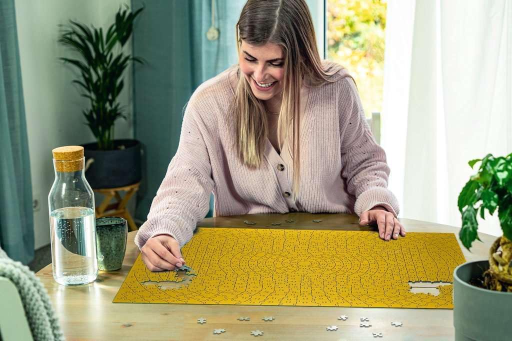 Ravensburger Krypt Gold 631 Piece Jigsaw Puzzle for Adults - 15152 - Every Piece is Unique, Softclick Technology Means Pieces Fit Together Perfectly