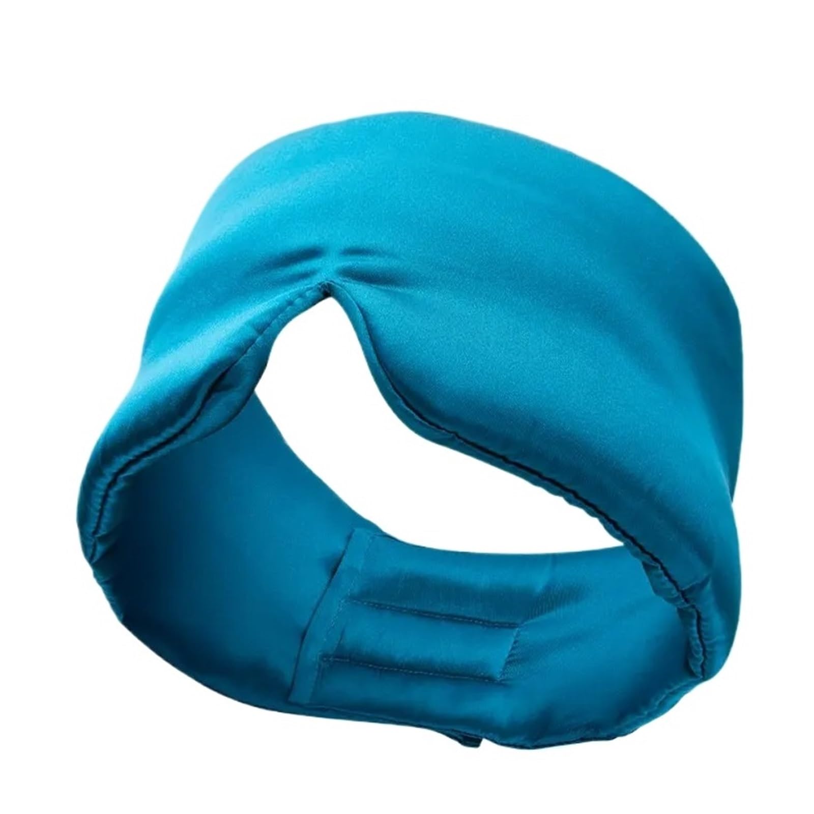 2 pezzi Maschera for dormire in seta di gelso Benda for gli occhi in for portatile da viaggio for Copertura for il pisolino morbida Liscia Per Brevi Soggiorni E Viaggi(Blue)