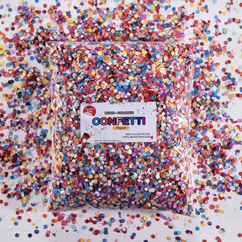 Multicolor Mexican Confetti Jumbo Bag with 16.22 Oz Great for all kind of celebrations Confetti Toss