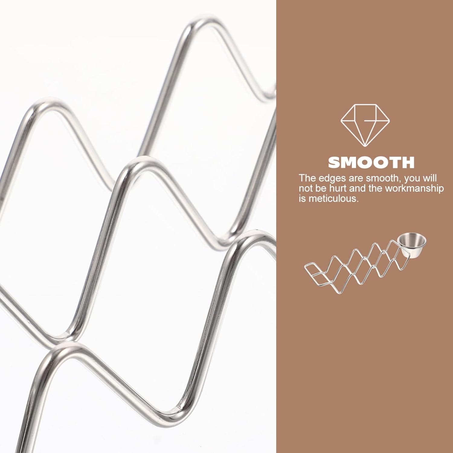 Holder Rack Seasoning Tortillas Storage Cup Pancake Home Food Portion Kitchen Restaurant Container Crepe Stainless Ramekins Mexico Cups Steel Shell with Household Display Stand