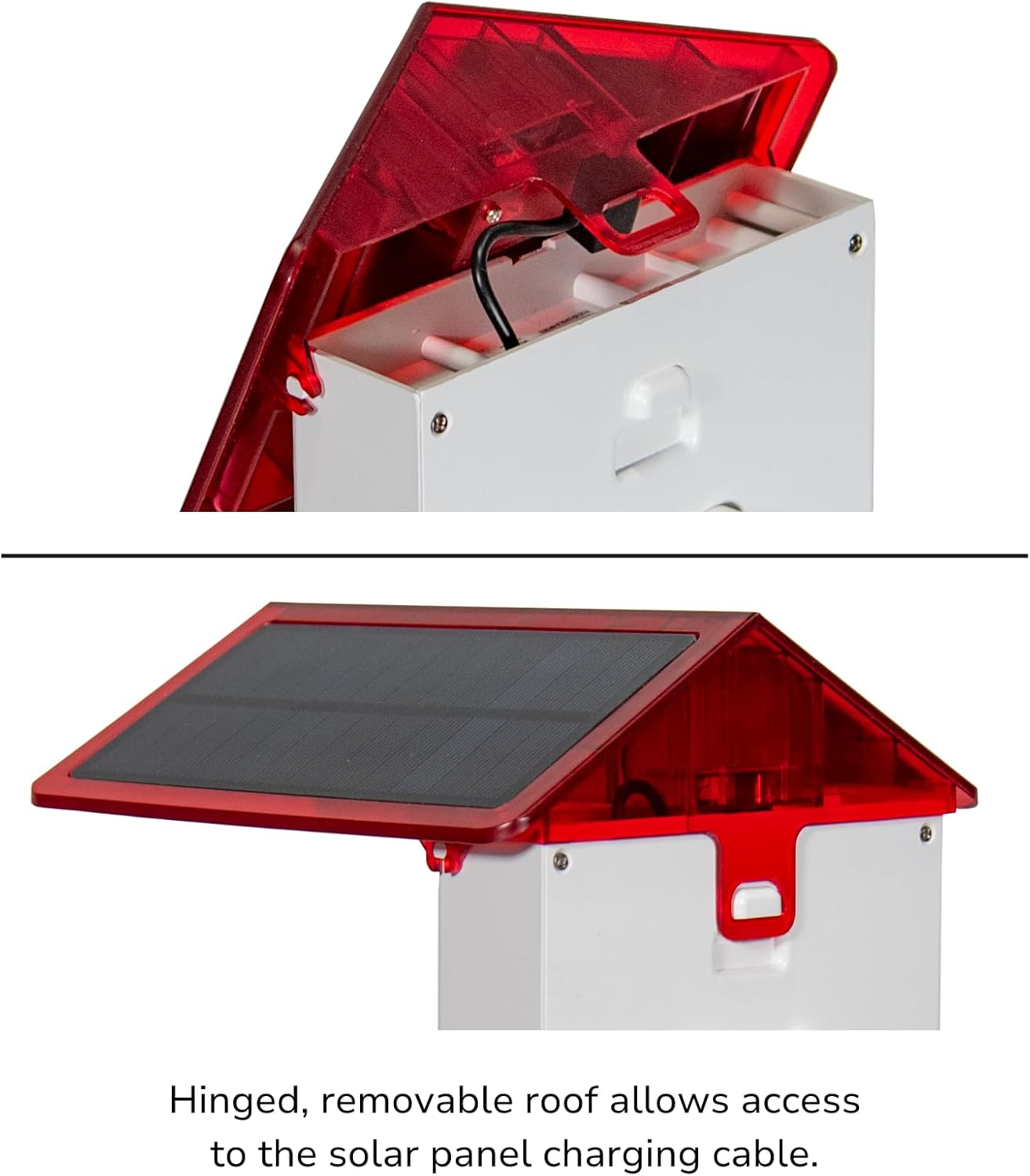 JCS Wildlife Smart 2-in-1 Hummingbird Feeder with Camera, Solar Roof, AI Bird Identification, 1080 HD Live Video, Automatically Capture Videos and Images, Great Gift for Birders